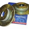 Brake Disc - Cross Drilled And Grooved [BRITPART DA4625]