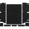 Defender 90 Rear Carpet Set - Black [BRITPART DA4914] Primary Image