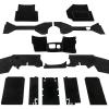 Defender Front Carpet Set - Black Puma [BRITPART DA4921] Primary Image