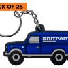 Britpart Keyring - Pack 25 [BRITPART DA8128PACK]