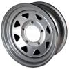 8 Spoke Steel Wheel 7X16 Silver [TF ALLMAKES GRW002]