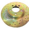 Brake Disc - Cross Drilled And Grooved [TERRAFIRMA SDB000201CDG]