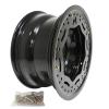 Beadlock Steel Modular Wheel 8X16 Black ET0 [TERRAFIRMA TF157] Primary Image