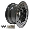 Beadlock Steel Modular Wheel 8X16 Black ET25 [TERRAFIRMA TF158] Primary Image